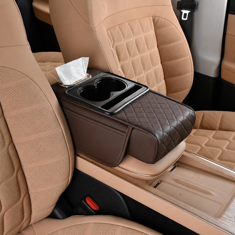 🔥🔥🔥Multifunctional PU Leather Car Armrest Pad