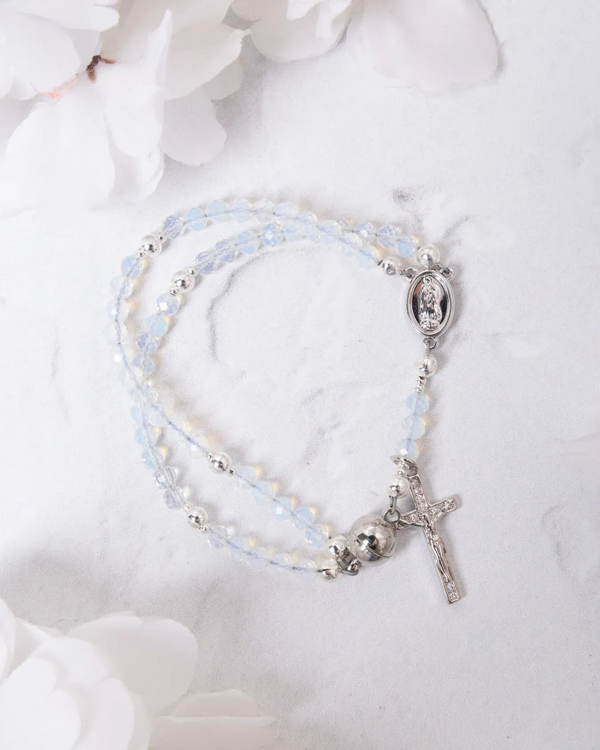 🔥🔥 ✝️Handcrafted rosary bracelets - A Warm Companion for Your Faith Journey📿