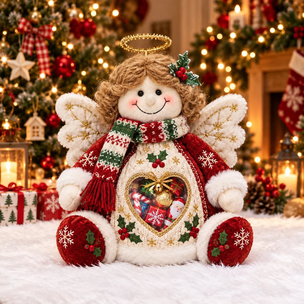 ⏰LAST DAY 50% OFF 💯🎅 Refillable Christmas Figurine Treat Holder
