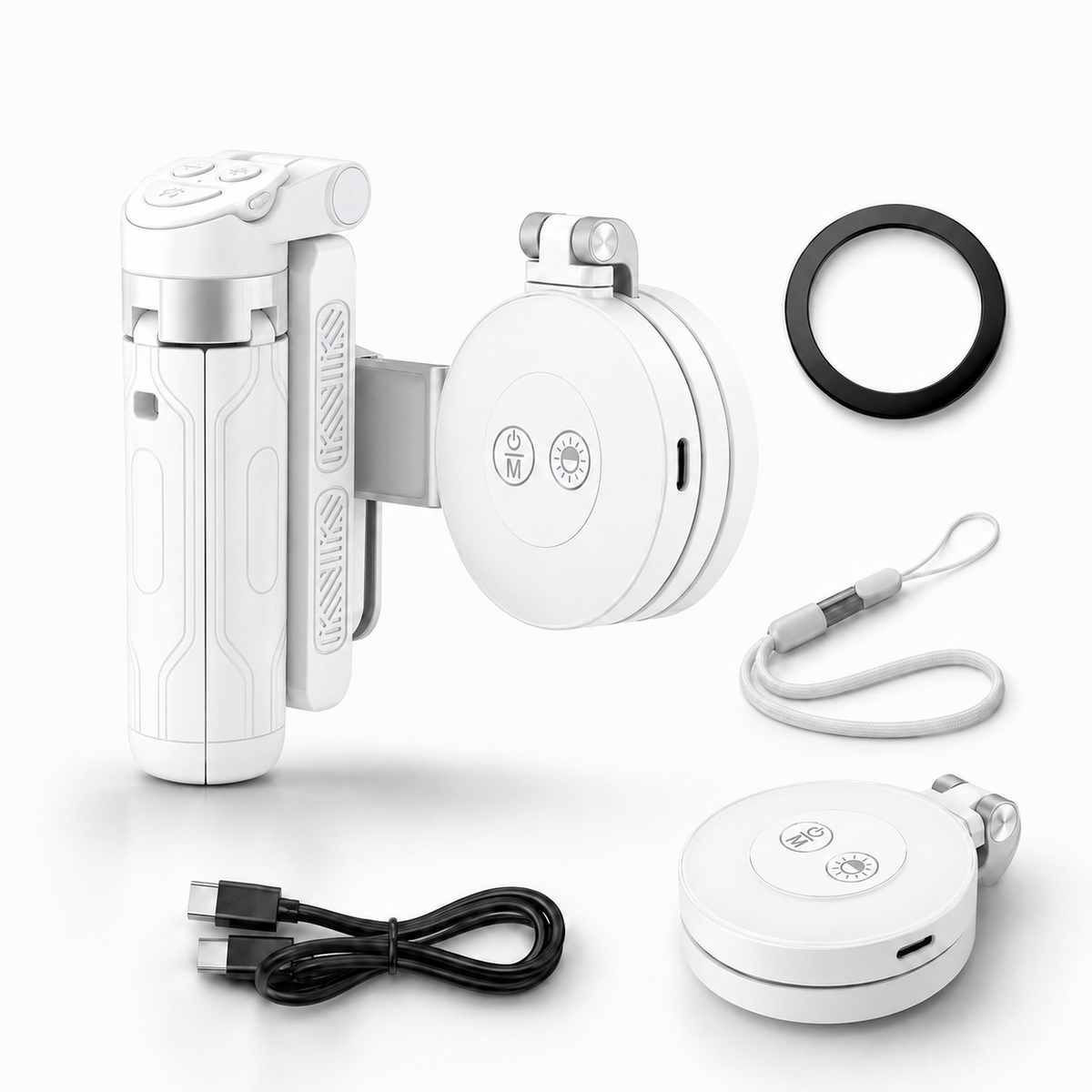 ๐ธ Zoomable Magnetic Palm Grip | Selfie Stick & Tripod