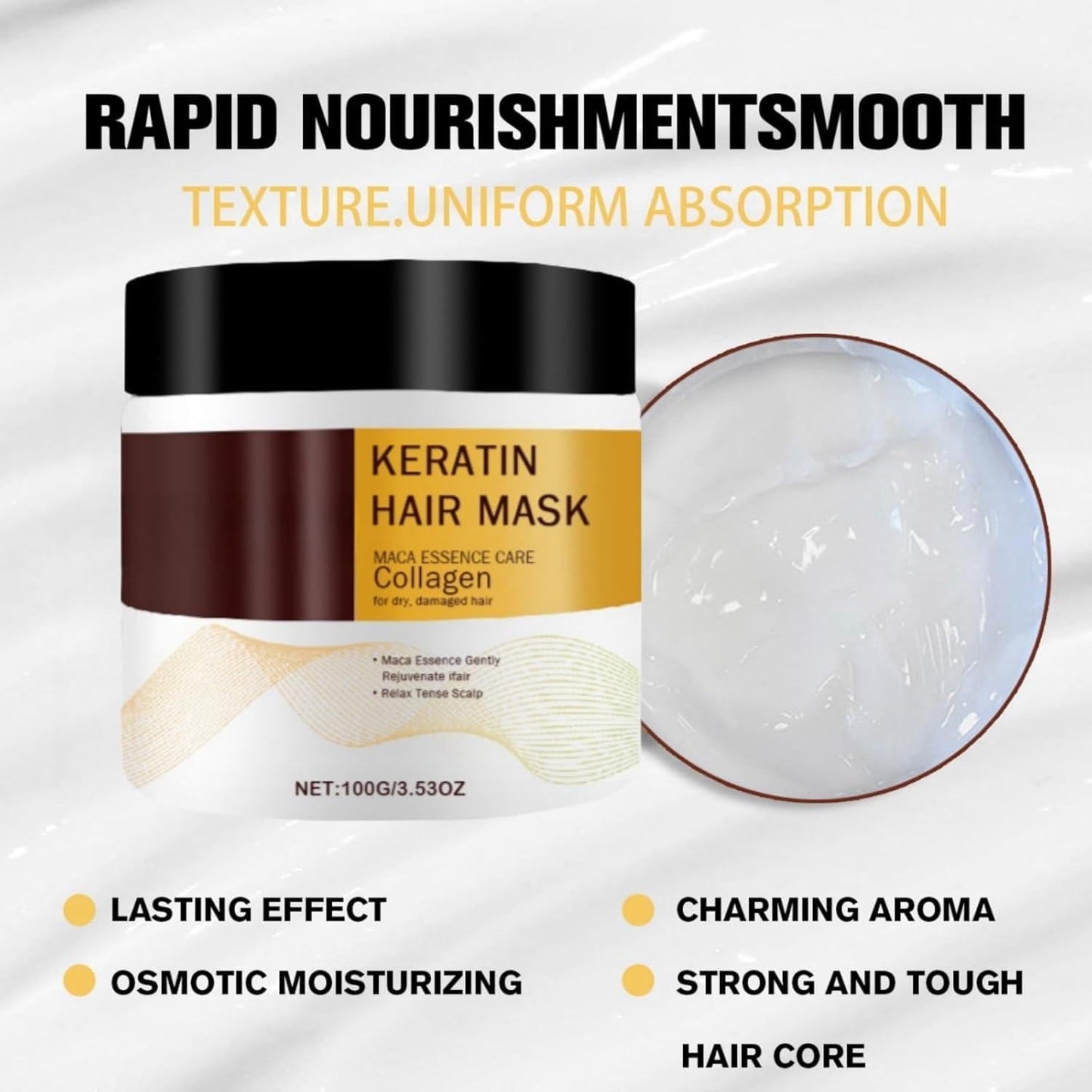 πββοΈ Herbal Collagen Hair Revival Mask β Nourish, Repair & Revive Dry, Damaged Hair β¨