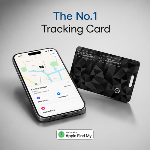 Ultra-Slim Wallet Tracking Card