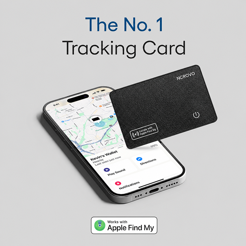 Ultra-Slim Wallet Tracking Card