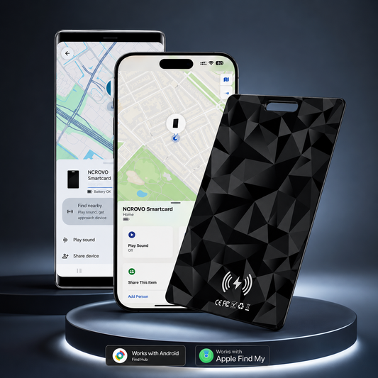 Ultra-Slim Wallet Tracking Card for IOS & Android