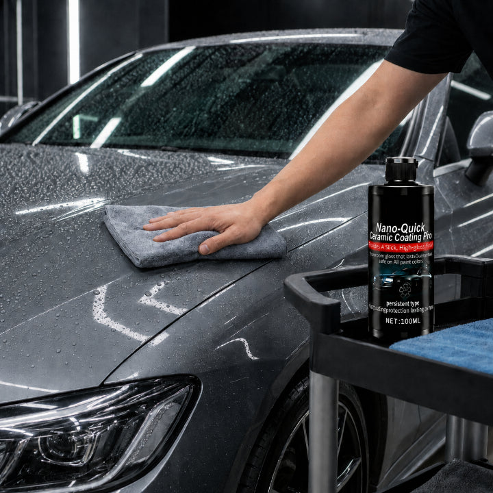 💐50% OFF! Spray Nano Cerâmico de Alto Brilho – Efeito Espelhado e Proteção de Longa Duração ✨🚗【Oferta Limitada】
