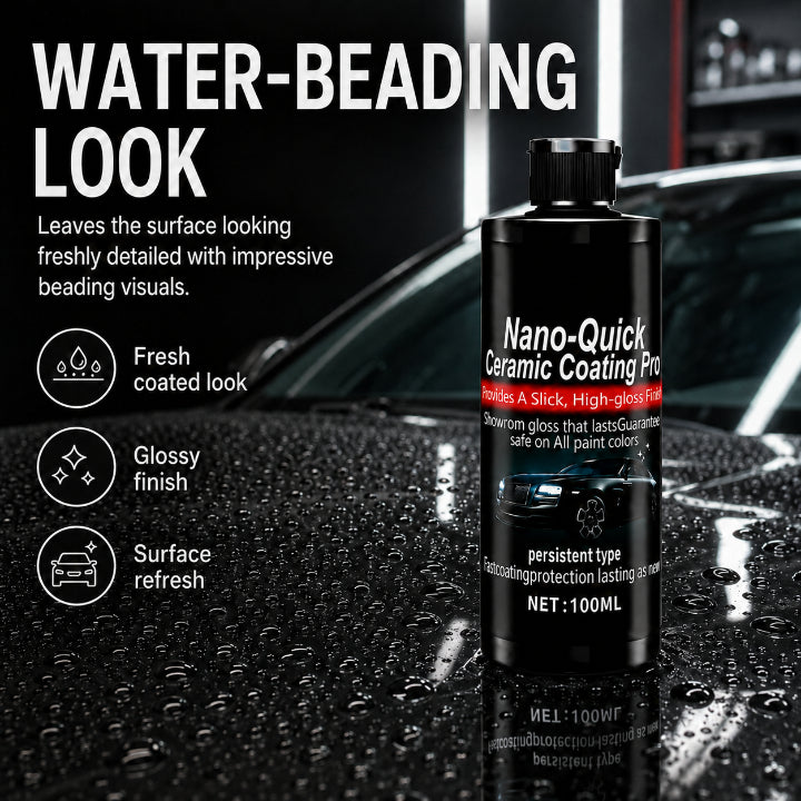 💐50% OFF! Spray Nano Cerâmico de Alto Brilho – Efeito Espelhado e Proteção de Longa Duração ✨🚗【Oferta Limitada】