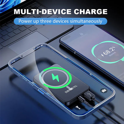 🔋⚡ New iPhone 18 Ready! | 10,000mAh Magnetic Power Bank | 22.5W Wired + 15W Wireless Fast Charging | Travel Essential 🧲✨