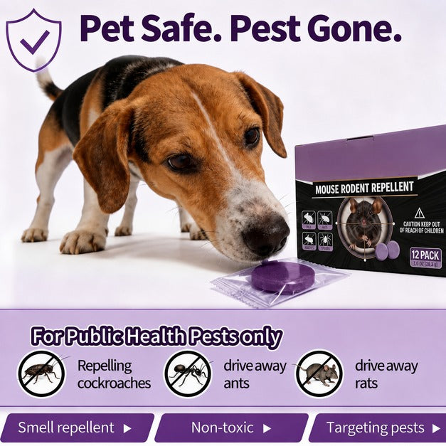 ✅ 10,000+ Happy Customers 🐭 All-Natural Peppermint & Cinnamon Pest & Rodent Repellent Pucks 🕷️🐍