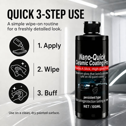 💐50% OFF! Spray Nano Cerâmico de Alto Brilho – Efeito Espelhado e Proteção de Longa Duração ✨🚗【Oferta Limitada】