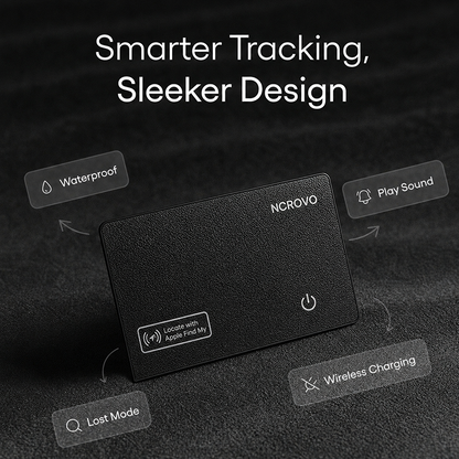 Ultra-Slim Wallet Tracking Card