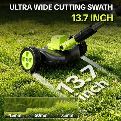 3-in-1 Cordless String Trimmer, Edger & Mini Mower