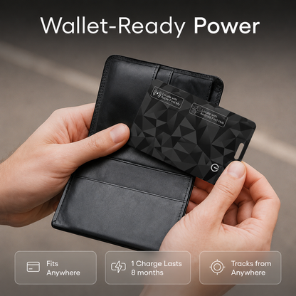 Ultra-Slim Wallet Tracking Card