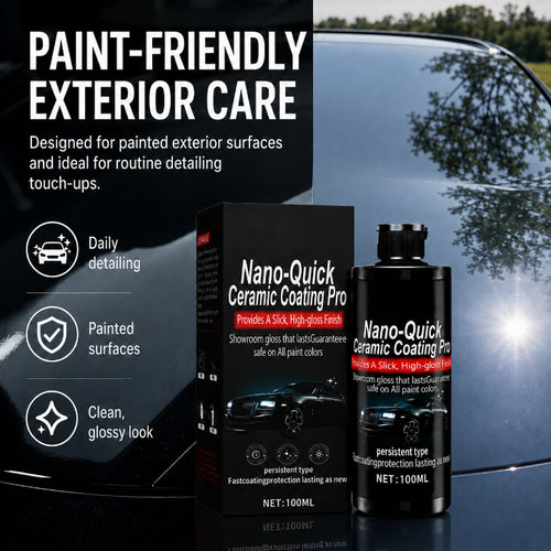 💐50% OFF! Spray Nano Cerâmico de Alto Brilho – Efeito Espelhado e Proteção de Longa Duração ✨🚗【Oferta Limitada】