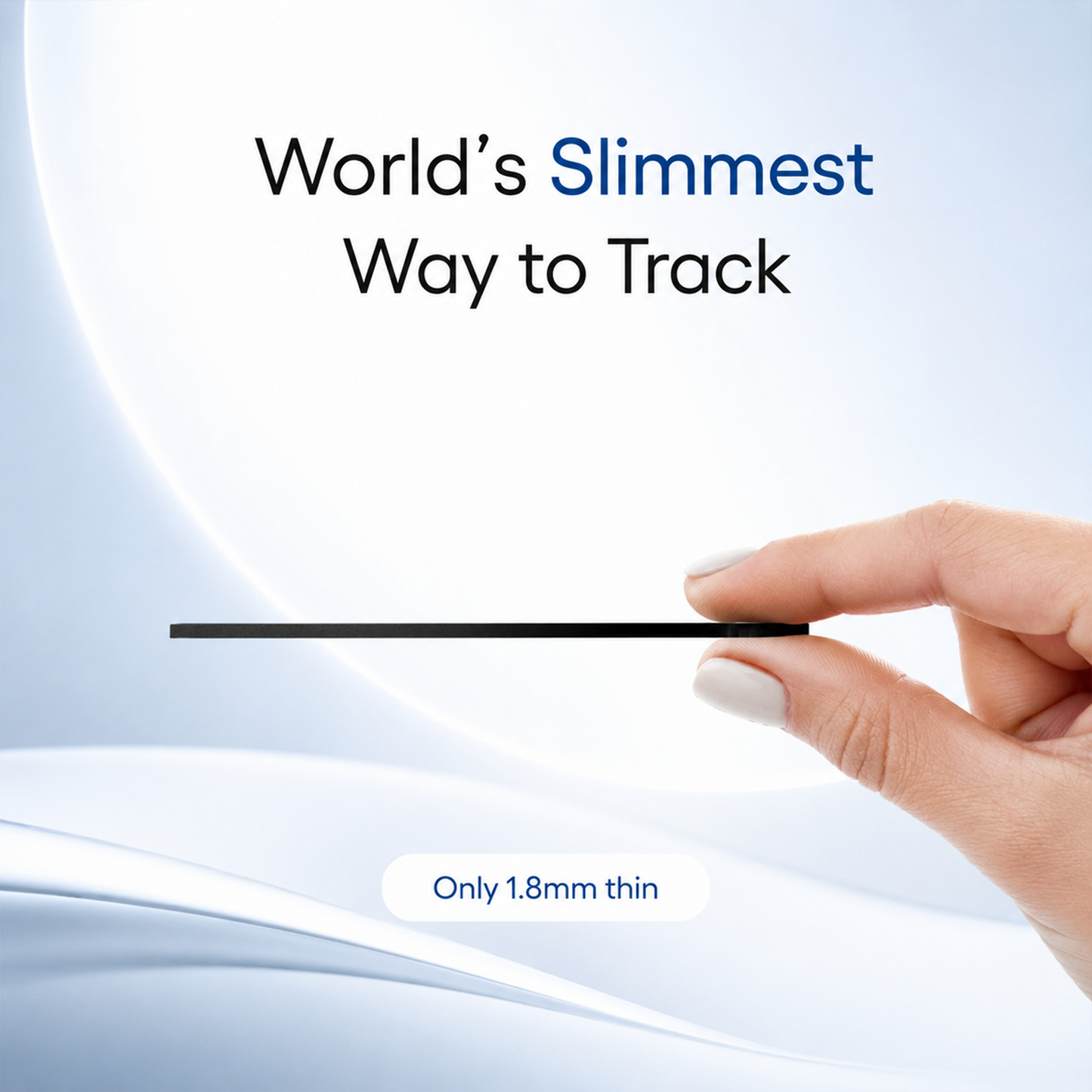 Ultra-Slim Wallet Tracking Card