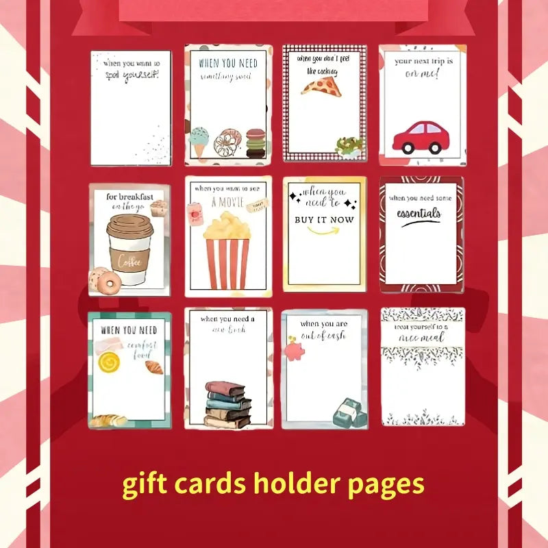 🔥Last Day 70% OFF🔥DIY Spiral Bound Merry Christmas Gift Card Album