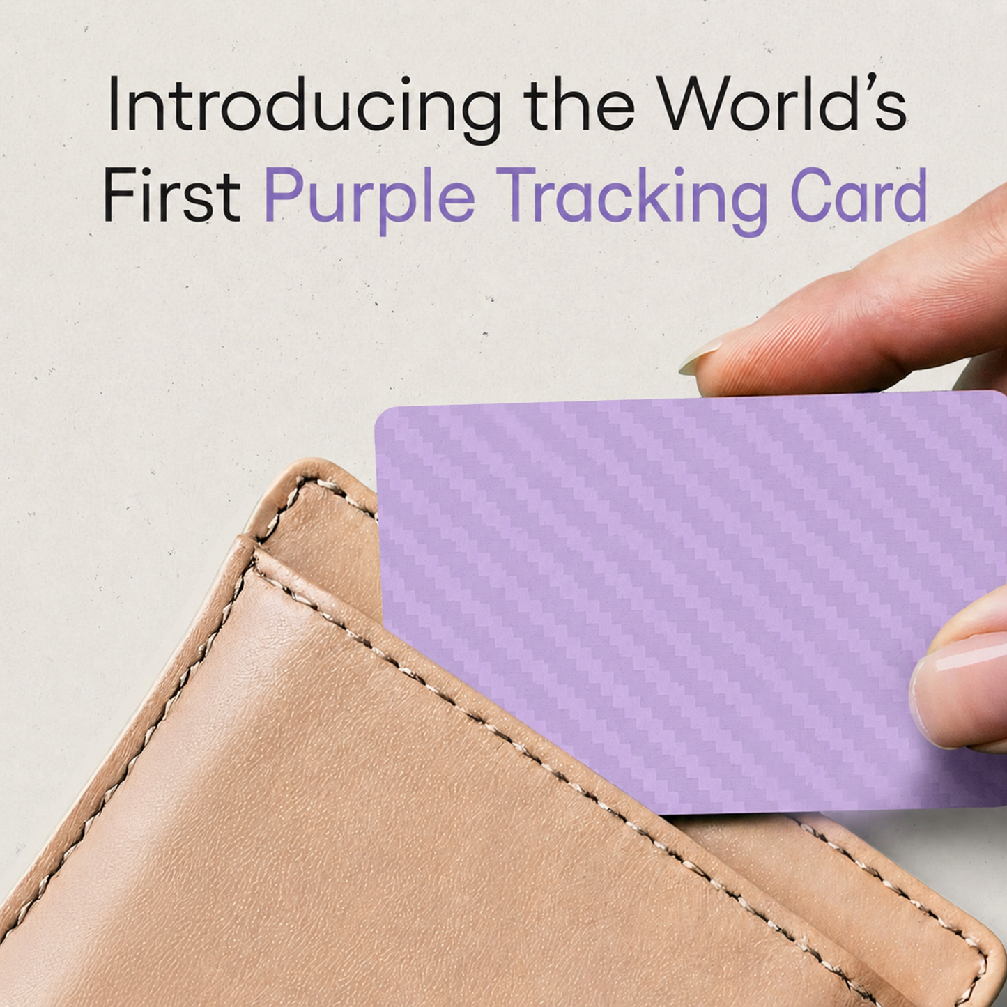 Ultra-Slim Wallet Tracking Card