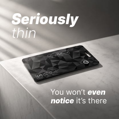 Ultra-Slim Wallet Tracking Card for IOS & Android
