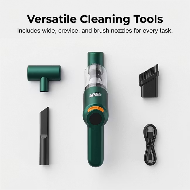 🎉 2026 Sale — Over 142,000 Sold! 🧹 Cordless Car Vacuum – 10000Pa Suction & 4000mAh Battery 🚗