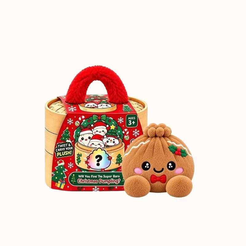 🏆Limited Time Sale 49% OFF🎄🌈Christmas Dumpling Plush Blind Box Collection🥟
