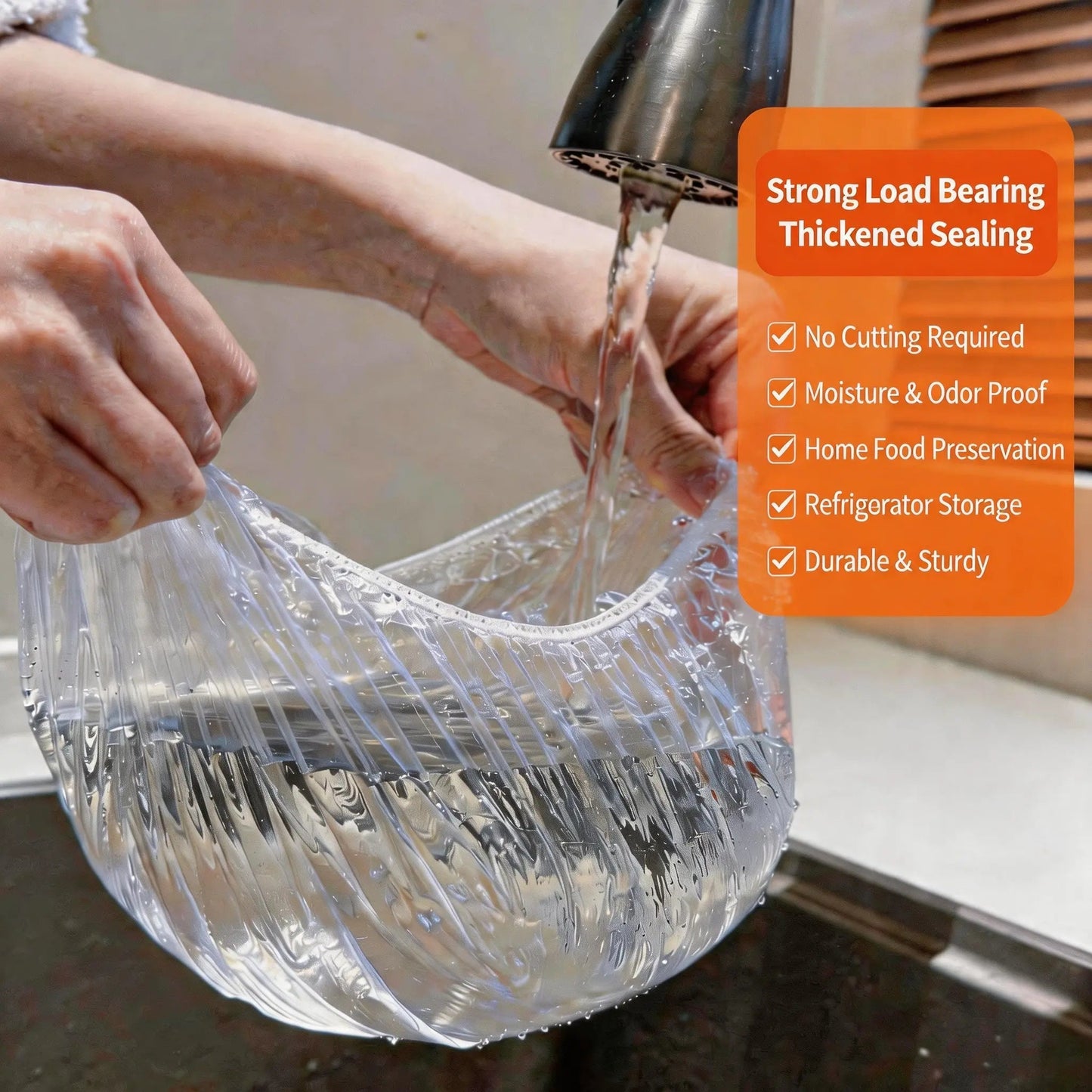 🛡️100 Piece Elastic Reusable Bowl Covers for Freshness and Odor Protection