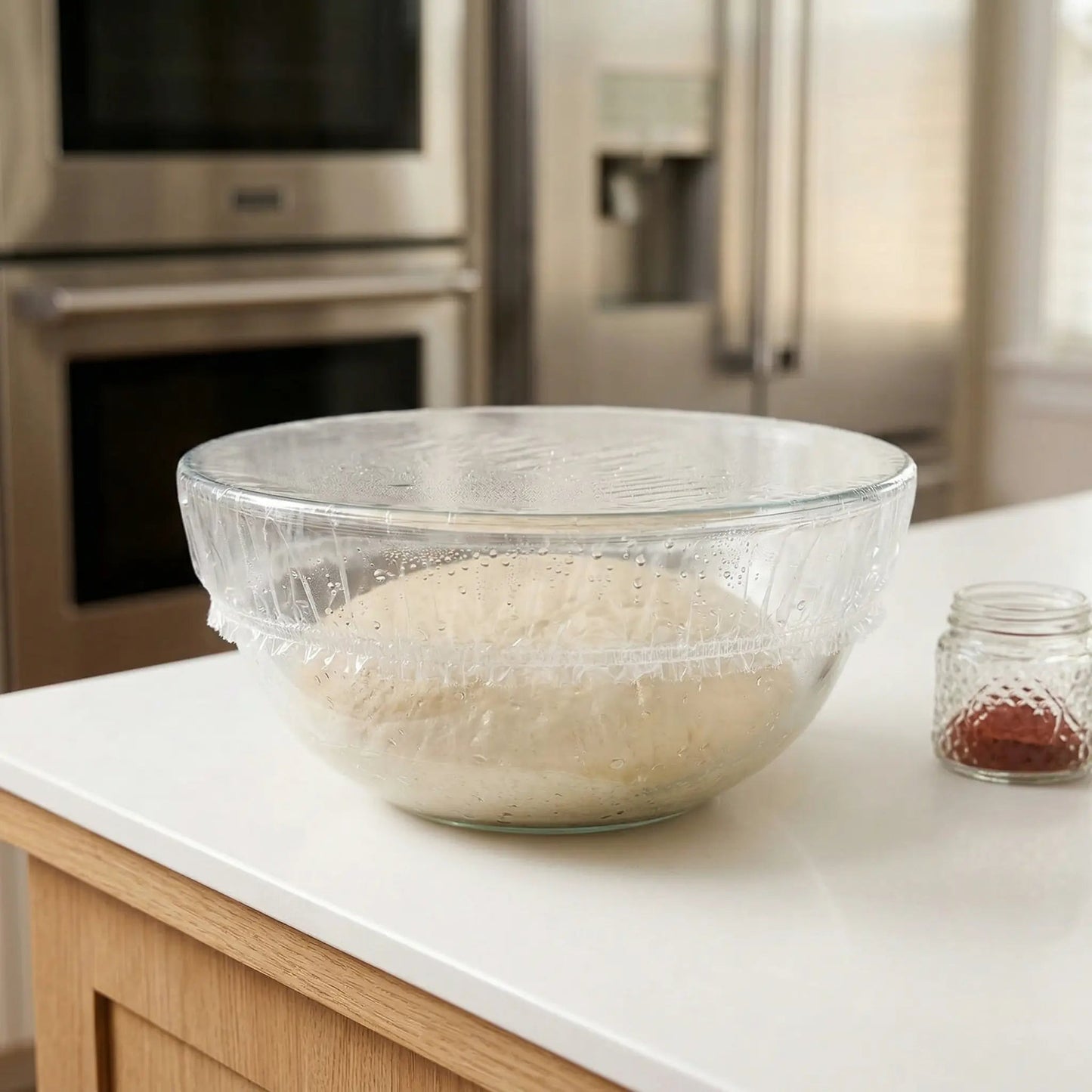 🛡️100 Piece Elastic Reusable Bowl Covers for Freshness and Odor Protection