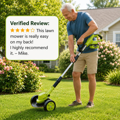 3-in-1 Cordless String Trimmer, Edger & Mini Mower