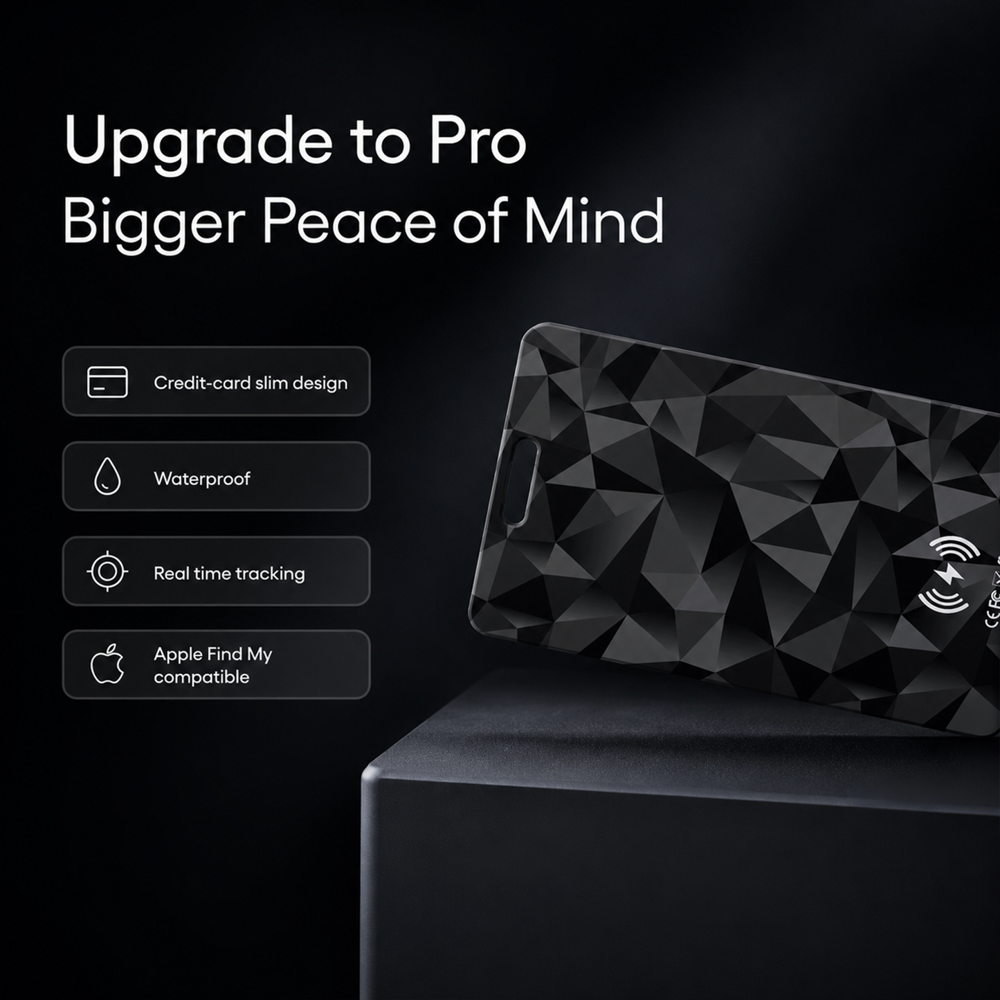 Ultra-Slim Wallet Tracking Card