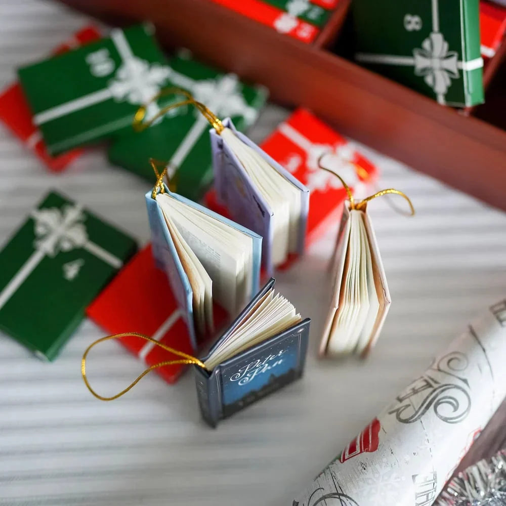 ✨Last Day Promotion 70% OFF 💥 Mini Book Ornament Advent📚 25-Day Mini Book Advent Calendar