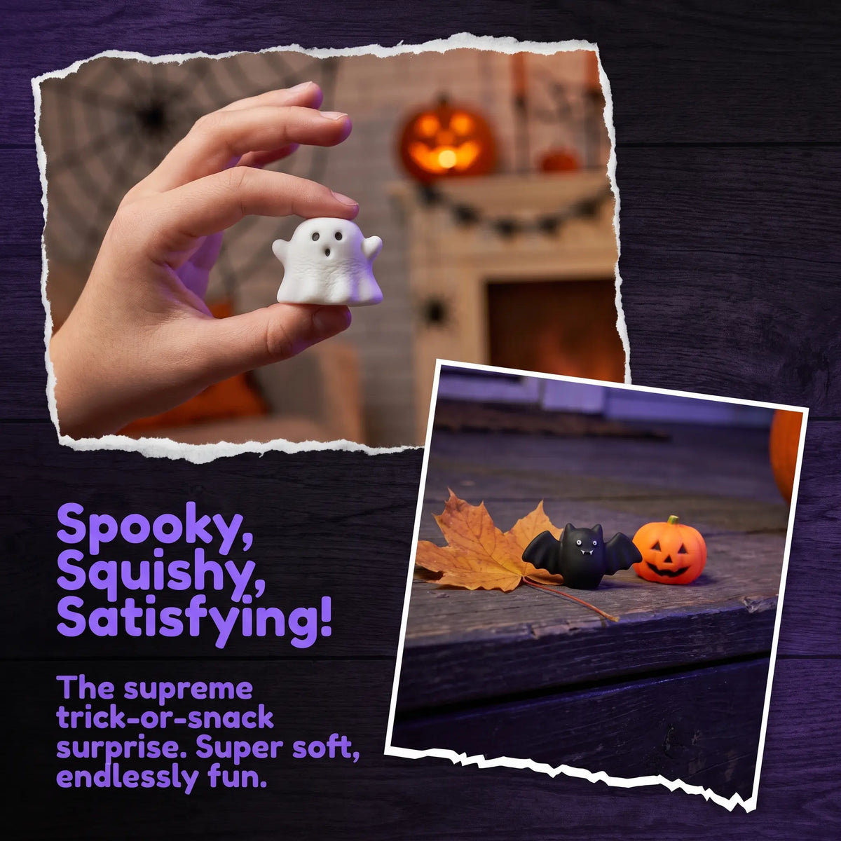 🎃 100PCS Halloween Mochi Squishy Toys – Cute Sensory Party Favors & Goodie Bag Fillers✨