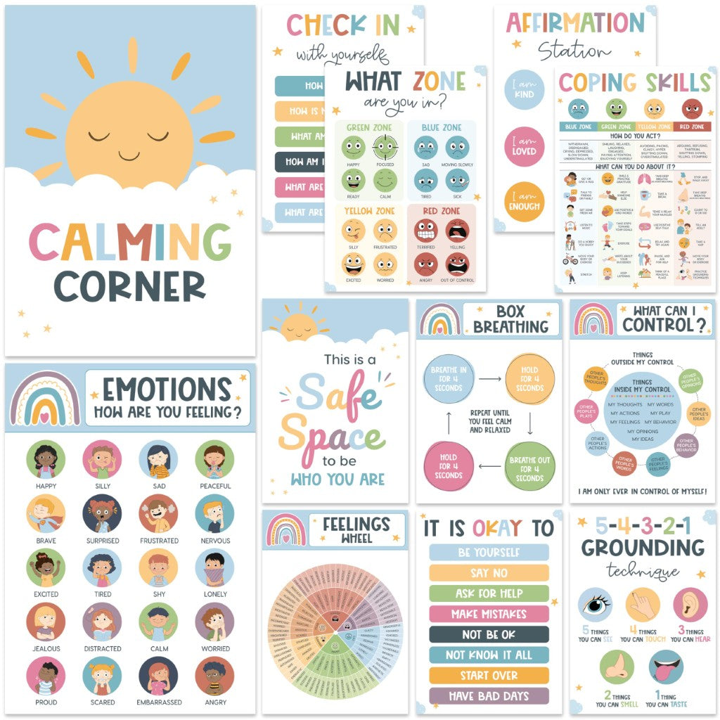 Ultimate Preschool Learning Poster Kit for Early Education