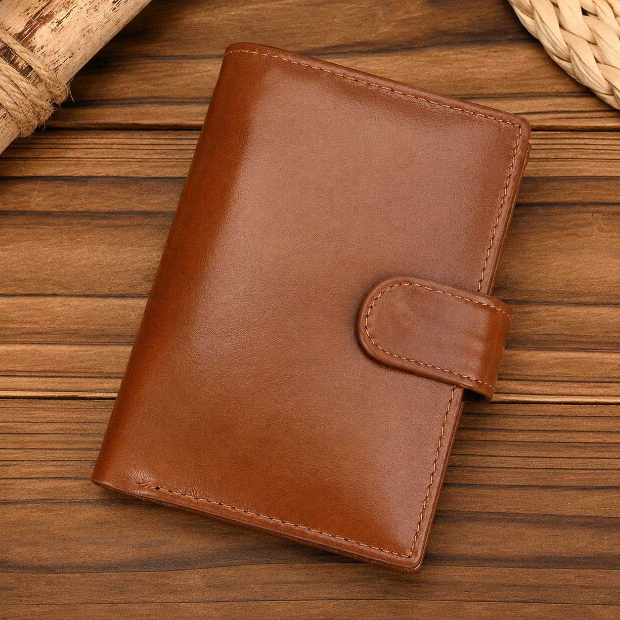 💼Top-Grain Leather Wallet for Men & Women – Bi-Fold / Tri-Fold with Coin Pocket & Multiple Card Slots