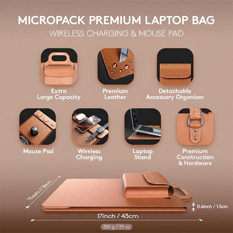 🔥Last Day 50% OFF🔥2026 New Premium Wireless Charging Laptop Bag