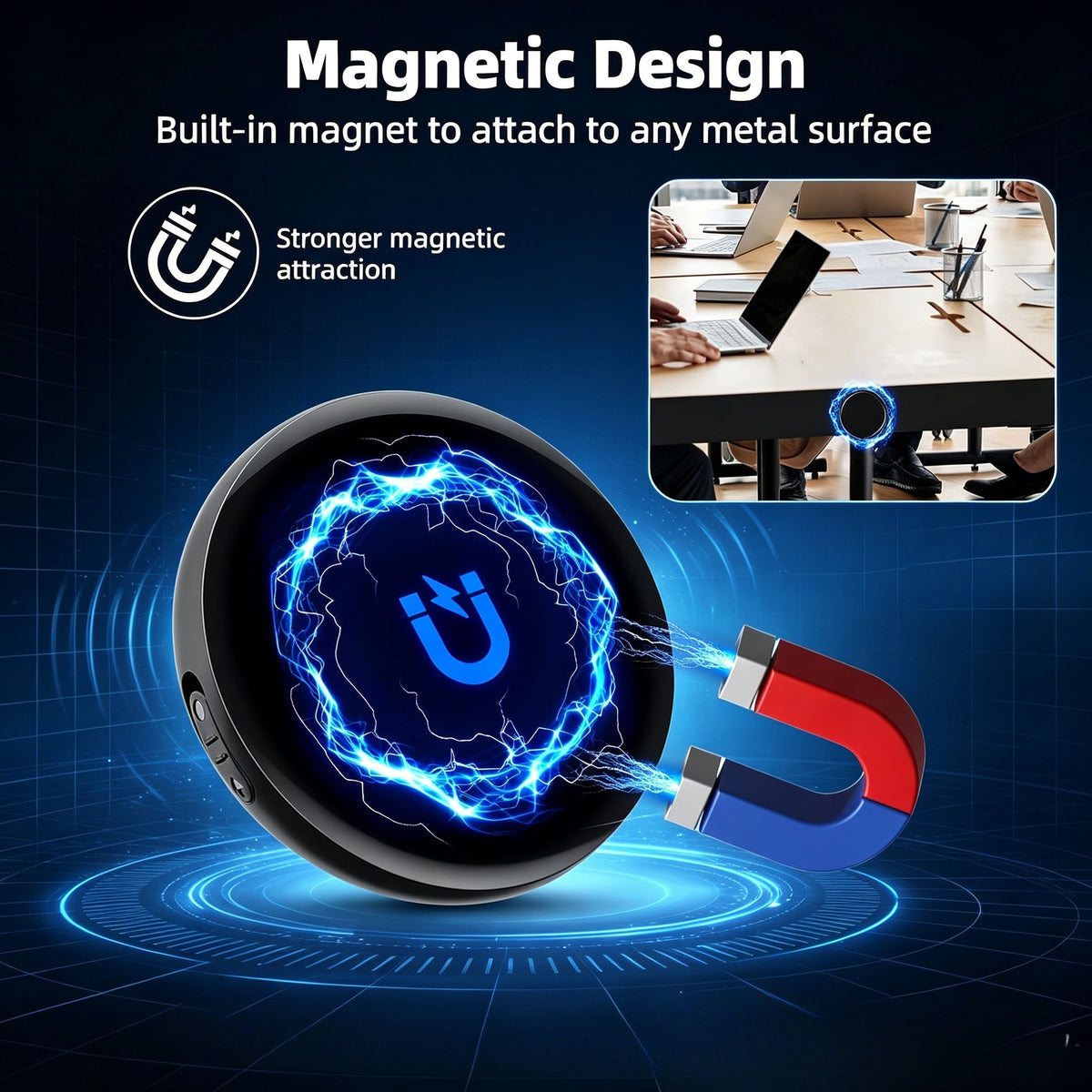 Ultra Magnetic Voice Recorder – HD Noise Reduction & Voice-Activated Recording