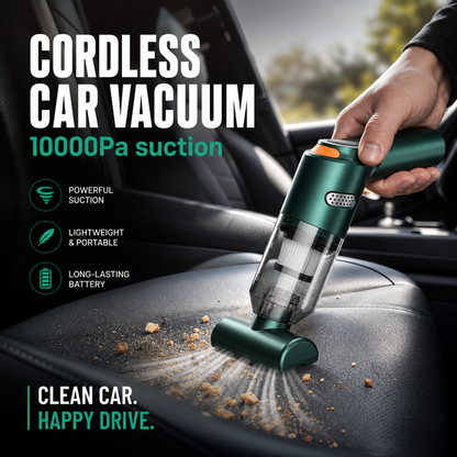 🧹 Cordless Car Vacuum – 10000Pa Suction, 4000mAh Long-Lasting Battery – Over 142K Sold! 🚗