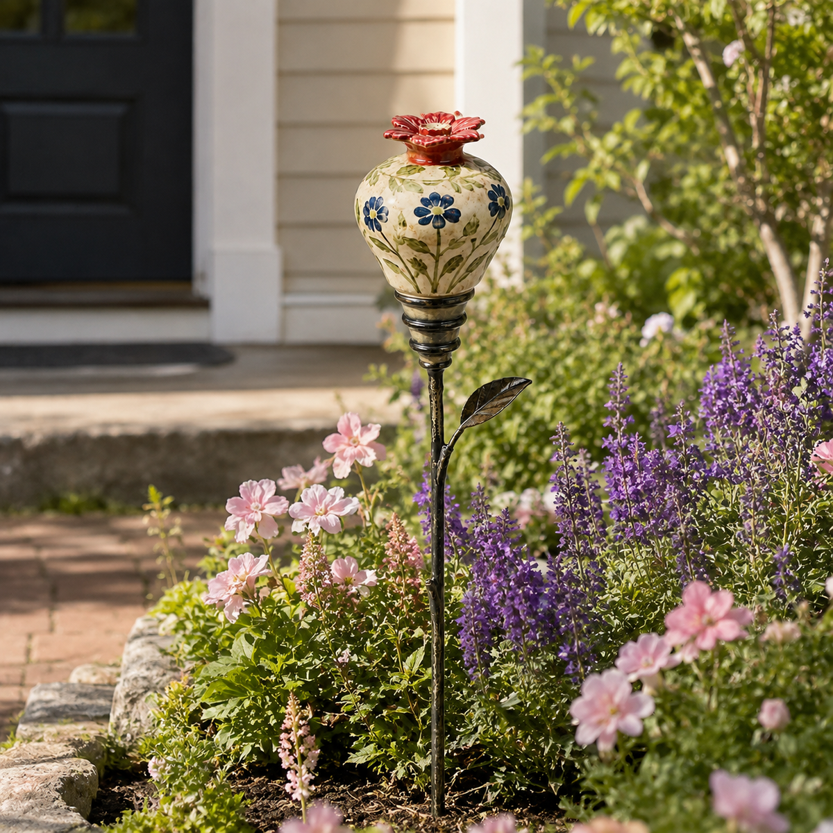 🔥Last Day 70% OFF🐦Vintage Hummingbird Feeder Garden Decor Stake