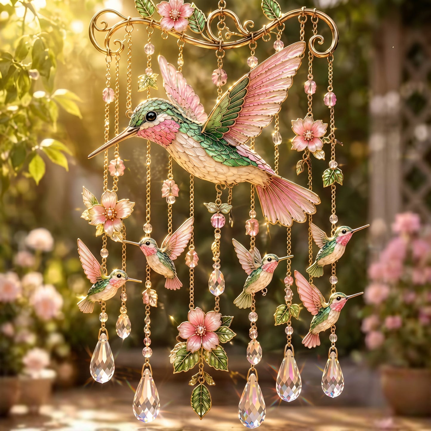✨ Last Day 49% OFF 🐦 Graceful Hummingbird Wind Chime 🍃 Add Beauty to Every Breeze