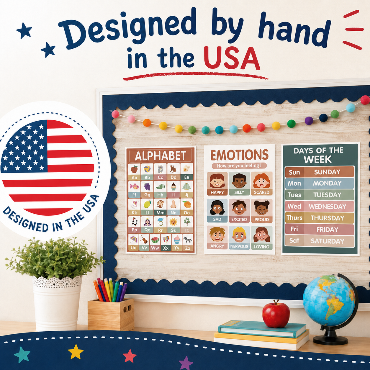 Ultimate Preschool Learning Poster Kit for Early Education