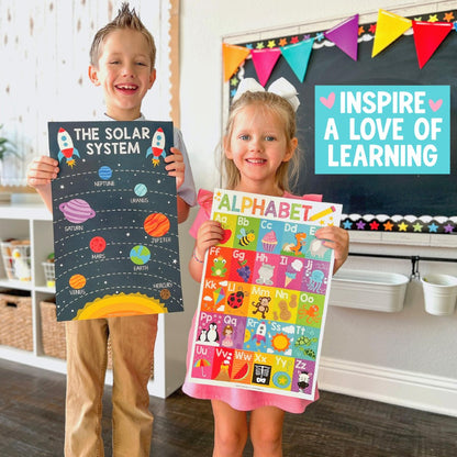 Ultimate Preschool Learning Poster Kit for Early Education