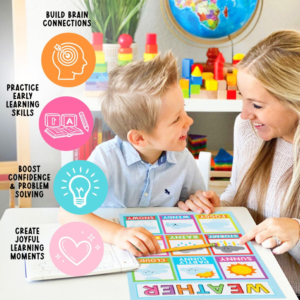 Ultimate Preschool Learning Poster Kit for Early Education