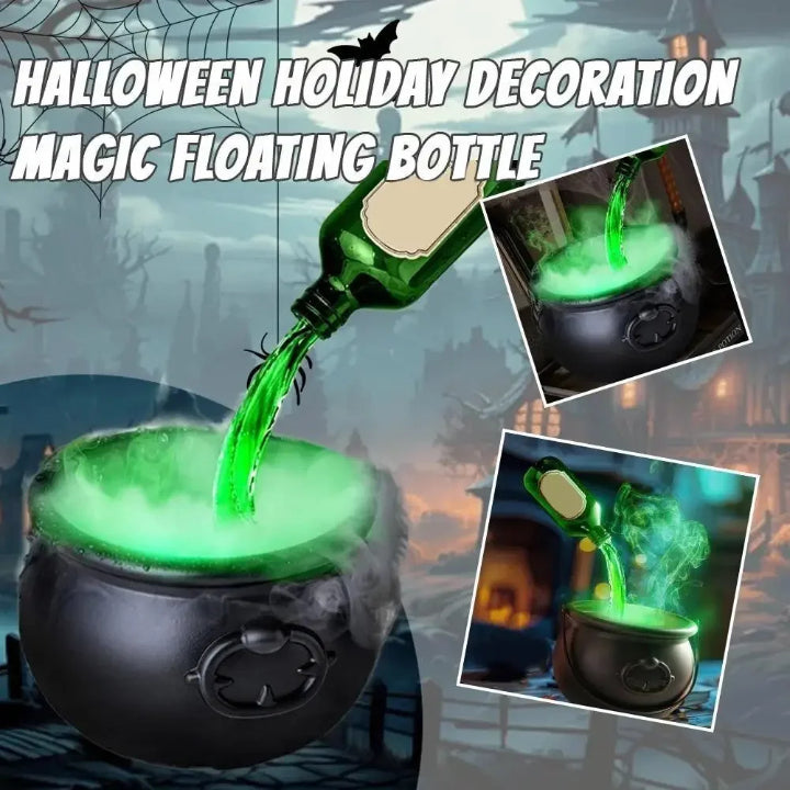Witch Cauldron with LED Light & Fog Mist Maker