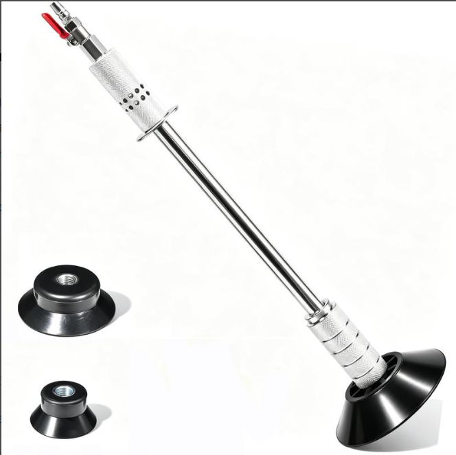Pneumatic Dent Puller, Pneumatic Suction Cup Dent Puller with 3 Suction Cups (3.2\", 4.7\", 6.1”)