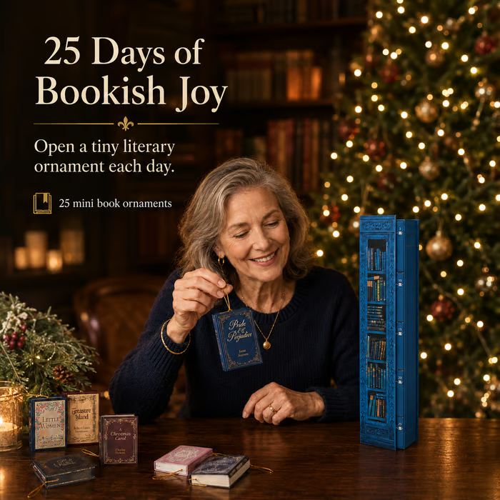 ✨Last Day Promotion 70% OFF 💥 Mini Book Ornament Advent📚 25-Day Mini Book Advent Calendar