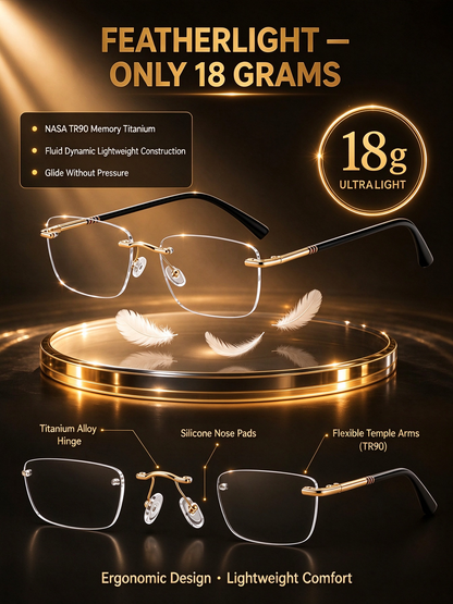 👓 Auto-Adjusting Focus: See clearly near and far without swapping glasses.