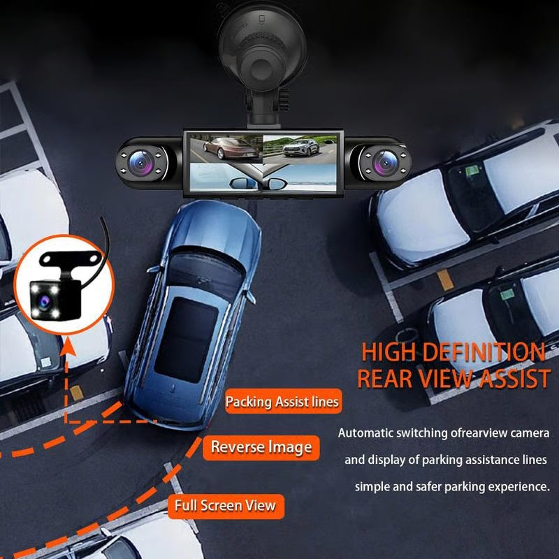 4-channel dash cam key features