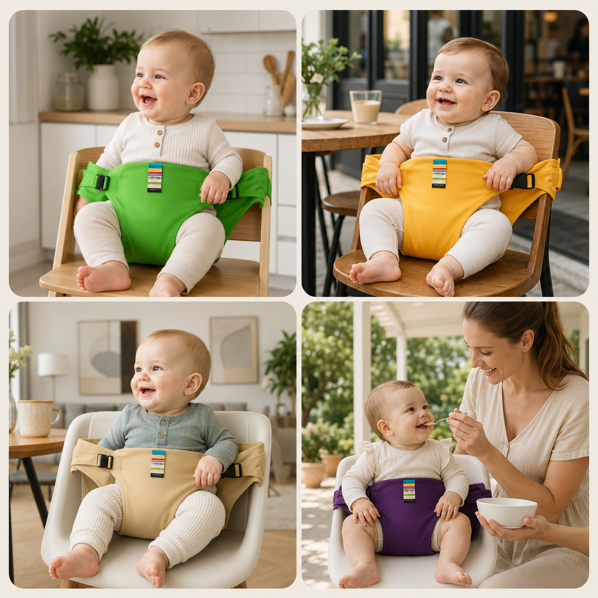 🔥 Baby High Chair Safety Harness – Secure Feeding Seat Strap for Toddlers