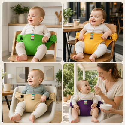 🔥 Baby High Chair Safety Harness – Secure Feeding Seat Strap for Toddlers