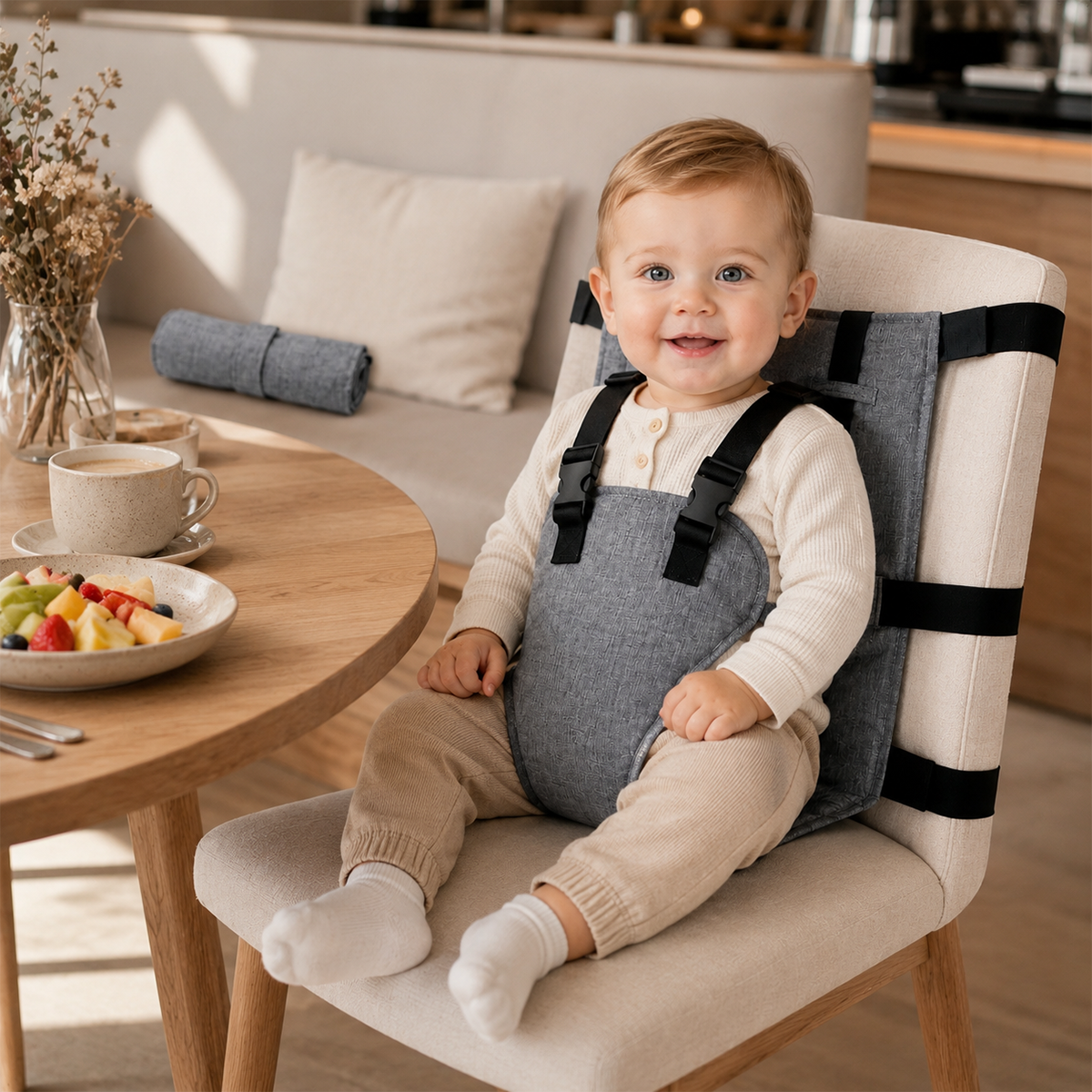 Portable Baby Seat Harness for Dining Chairs