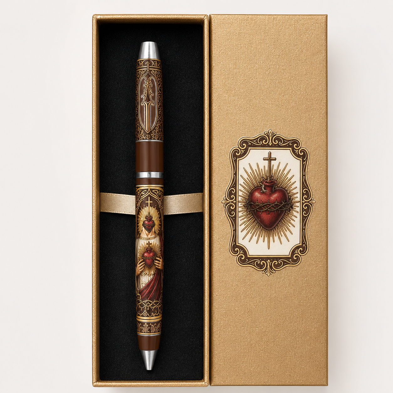 🔥 LAST DAY 50% OFF  ✝️ Sacred Legacy Faith-Inspired Keepsake Pen Collection | 6 Devotional Designs for Prayer Journaling, Bible Study & Meaningful Christian Gifts 🖊️✨