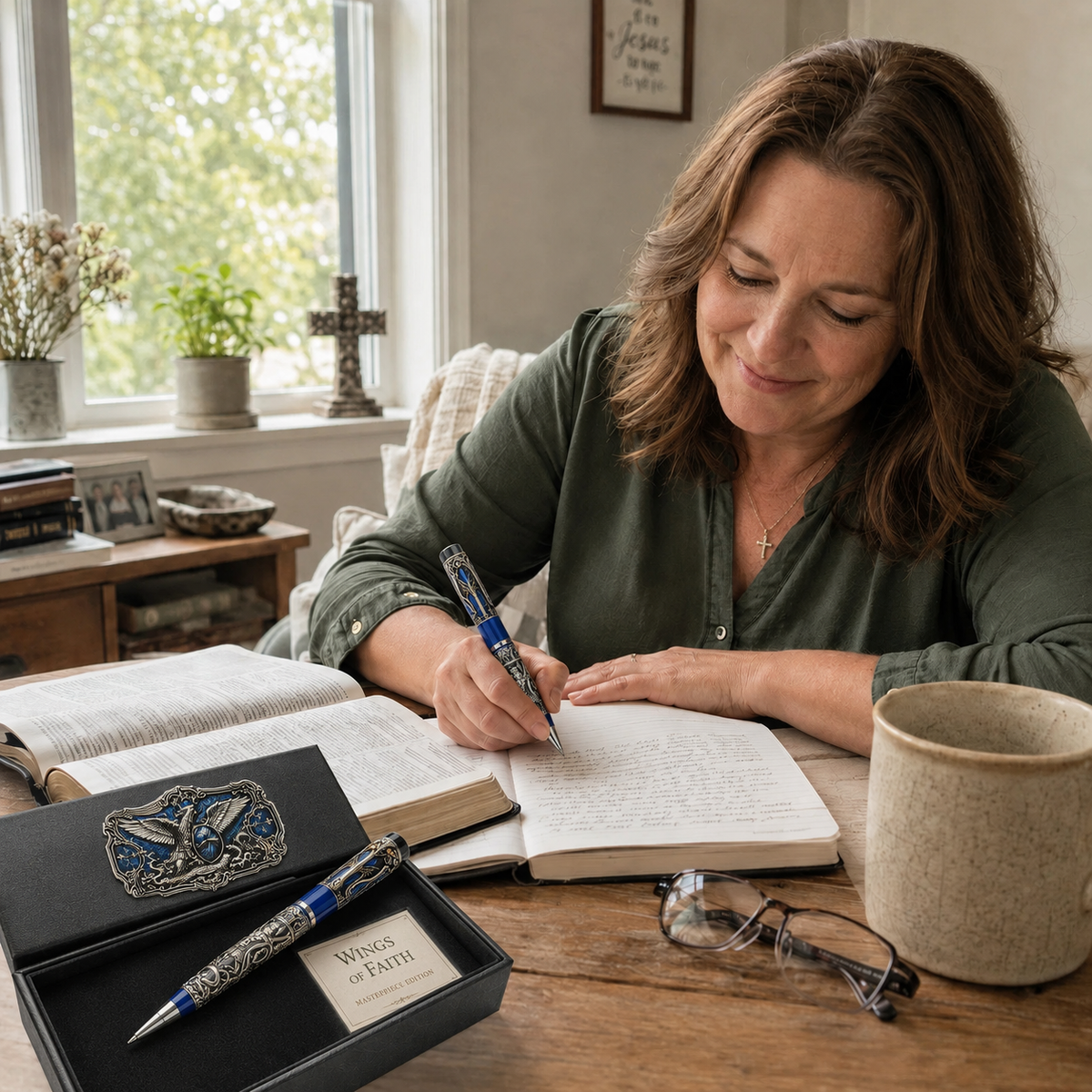 🔥 LAST DAY 50% OFF  ✝️ Sacred Legacy Faith-Inspired Keepsake Pen Collection | 6 Devotional Designs for Prayer Journaling, Bible Study & Meaningful Christian Gifts 🖊️✨