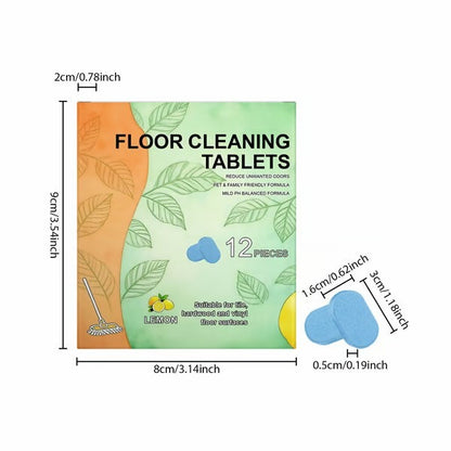 ⭐-Efficient Floor Cleaning Tablets: Multi-Surface Solution (Lemon Scent)